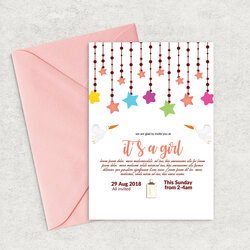 Baby Shower Flyer Template By Cart