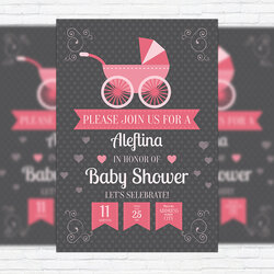 Magnificent Baby Shower Premium Business Flyer Template