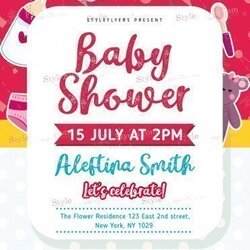 Baby Shower Flyer Template Golf Flyers