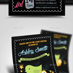 High Quality Baby Shower Flyer Template Print Templates Auto