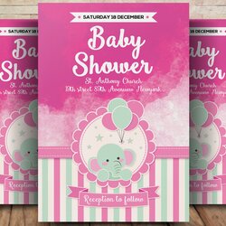 Legit Baby Shower Flyer Template Flyers Design Bundles Example