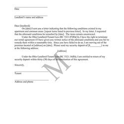 Cool Rental Lease Termination Letter Template Collection Agreement Format Valid Sample For Of