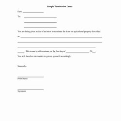 Superb Termination Of Lease Agreement Template Awesome Tenancy