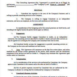 Terrific Free Simple Consulting Agreement Samples In Ms Word Google Template Form Business Via