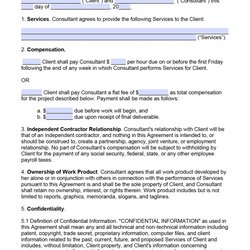 Supreme Tips Download Business Consulting Agreement Retainer Clause Confidentiality Employment Sample
