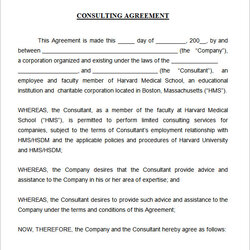 Smashing Consulting Agreement Free Doc Download Template Simple Sample Consultant Word Contract Templates