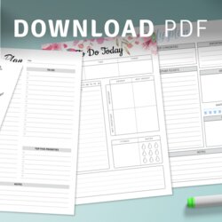 Supreme Daily List Templates Planner