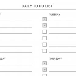 Smashing Daily List Template Business Prioritized Task Ever To Do