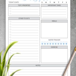 Superlative Free Printable Daily To Do List Template Card Planner Important Hourly Plan Times