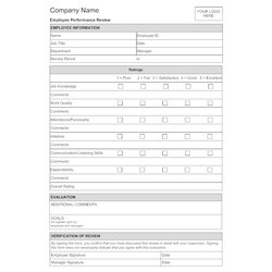 Sterling Employee Evaluation Form Template Charlotte Clergy Coalition