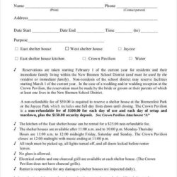 Fantastic House Rental Agreement Template Business Contract Rent