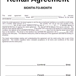 Superb The Important Terms To Include In Rental Agreement Template Free