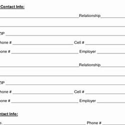 Capital Emergency Card Template Elegant Download Free Contact Form