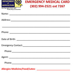 Great Wallet Printable Emergency Card Template Templates Medical With Alert