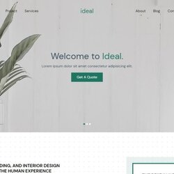 The Highest Quality Free Simple Website Template For Professional Websites Bootstrap Ideal