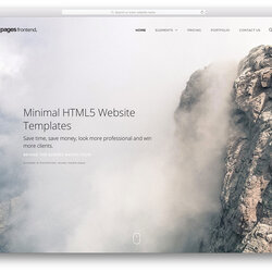 Exceptional Best Minimal Website Templates Simple Yet Professional Create