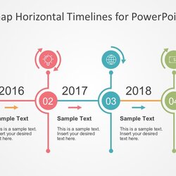 Flat Templates Slide Presentation Template Year Sample Chart Horizontal Business Plan