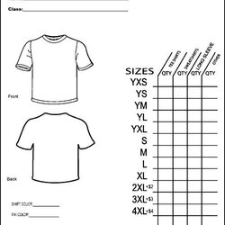 Champion Printable Shirt Order Form Template Blank Forms Templates Excel Shirts Custom Pricing Sign Simple