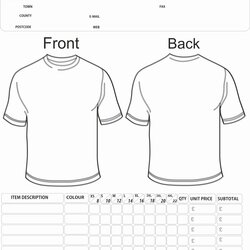 The Highest Standard Order Form Template Lovely Shirt Spreadsheet Resume Pertaining Invoice