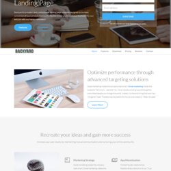 Cool Free Landing Page Templates Built With And Bootstrap Template Backyard Preview