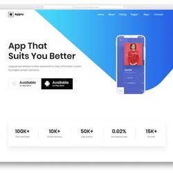 Fantastic Best Free Landing Page Templates Template Bootstrap Website Modern App