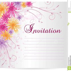 Sublime Word Party Invitation Template Customize Blank Birthday Templates For Microsoft Now