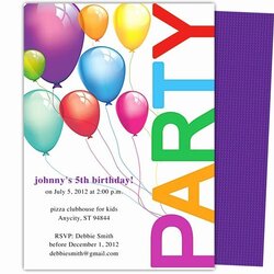 Brilliant Microsoft Word Birthday Invitation Template Unique Wording