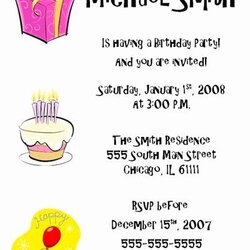 Fantastic Ms Word Birthday Invitation Template New Best Ideas About Free