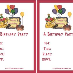 Make Birthday Invitations Free Online