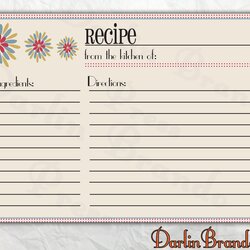 Matchless How Do Create Recipe Card Template In Word