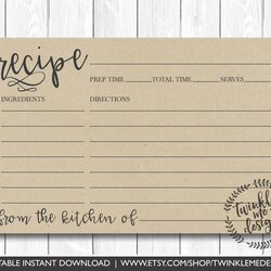 Legit Recipe Cards Templates Word