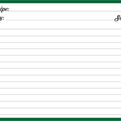 Preeminent Free Recipe Card Templates For Microsoft Word Printable Christmas Template