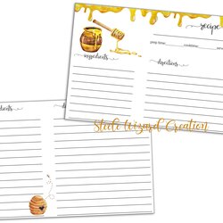 Very Good Blank Recipe Card Template For Word