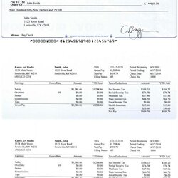 Superb Payroll Check Template Business Stub Pay Paycheck Checks Sample Templates Format Software Stubs