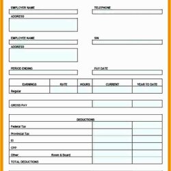 Exceptional Free Payroll Checks Templates Of Fake Check Template Stub