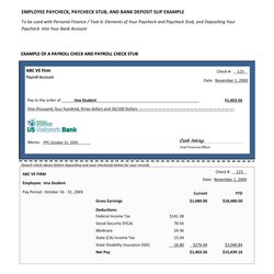 Free Payroll Check Printing Template Printable Templates Blank Stub