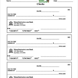 Eminent Free Payroll Check Templates Ms Word Excel Samples Blank Template Checks Printable Cheque Play