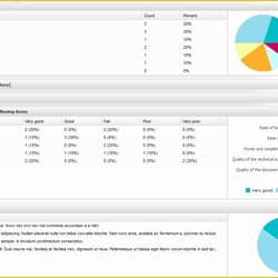Wonderful Free Survey Results Report Template Of Excel Templates Document