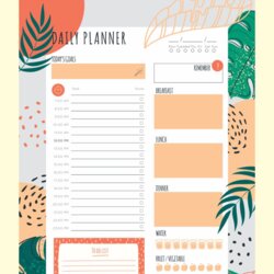 Superior Blank Daily Schedule Free Printable Pin