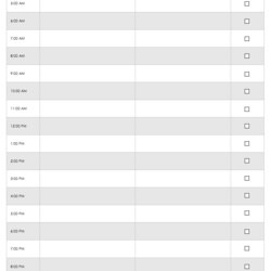 Wizard Printable Blank Daily Schedule Template Hourly