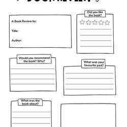 The Highest Standard Book Review Template For Kids Free Shining Brains
