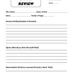 Smashing Image Result For Book Review Template English Department Ideas Form Blank Report Summary Fill