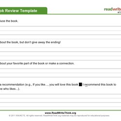 Superb Best Book Review Templates Kids Middle School Etc Template Kb