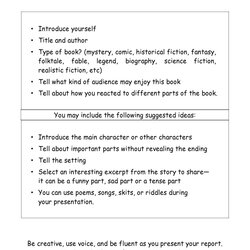 Best Book Review Templates Kids Middle School Etc Template