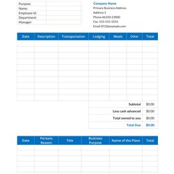 Business Expense Report Template In Microsoft Word Excel Apple Pages Examples Example Formal Templates Format