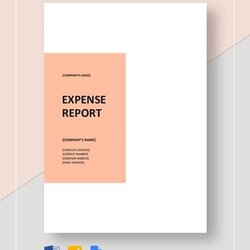 Matchless Free Sample Expense Report Forms In Ms Word Google Docs Simple