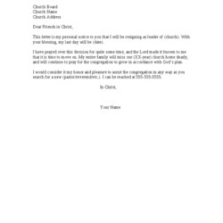 Spiffing Resignation Letter Free Printable Documents Generic