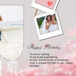 Very Good Happy Birthday Templates Images Template Card Via