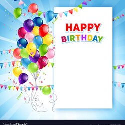 Wonderful Birthday Card Template