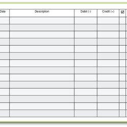 Marvelous Free Blank Business Checkbook Register Template Excel Example Printable Bank Simple Templates Size